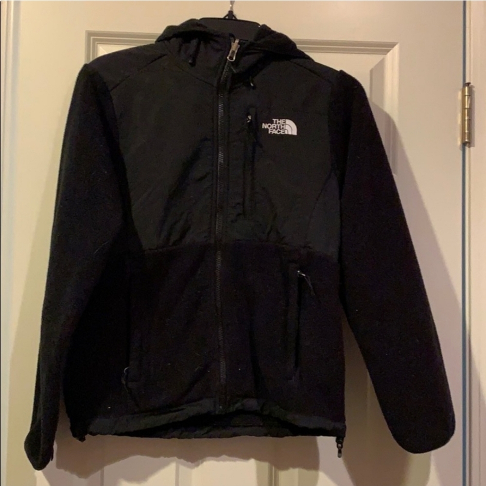 The North Face Black Women's Hooded Denali Jacket XS